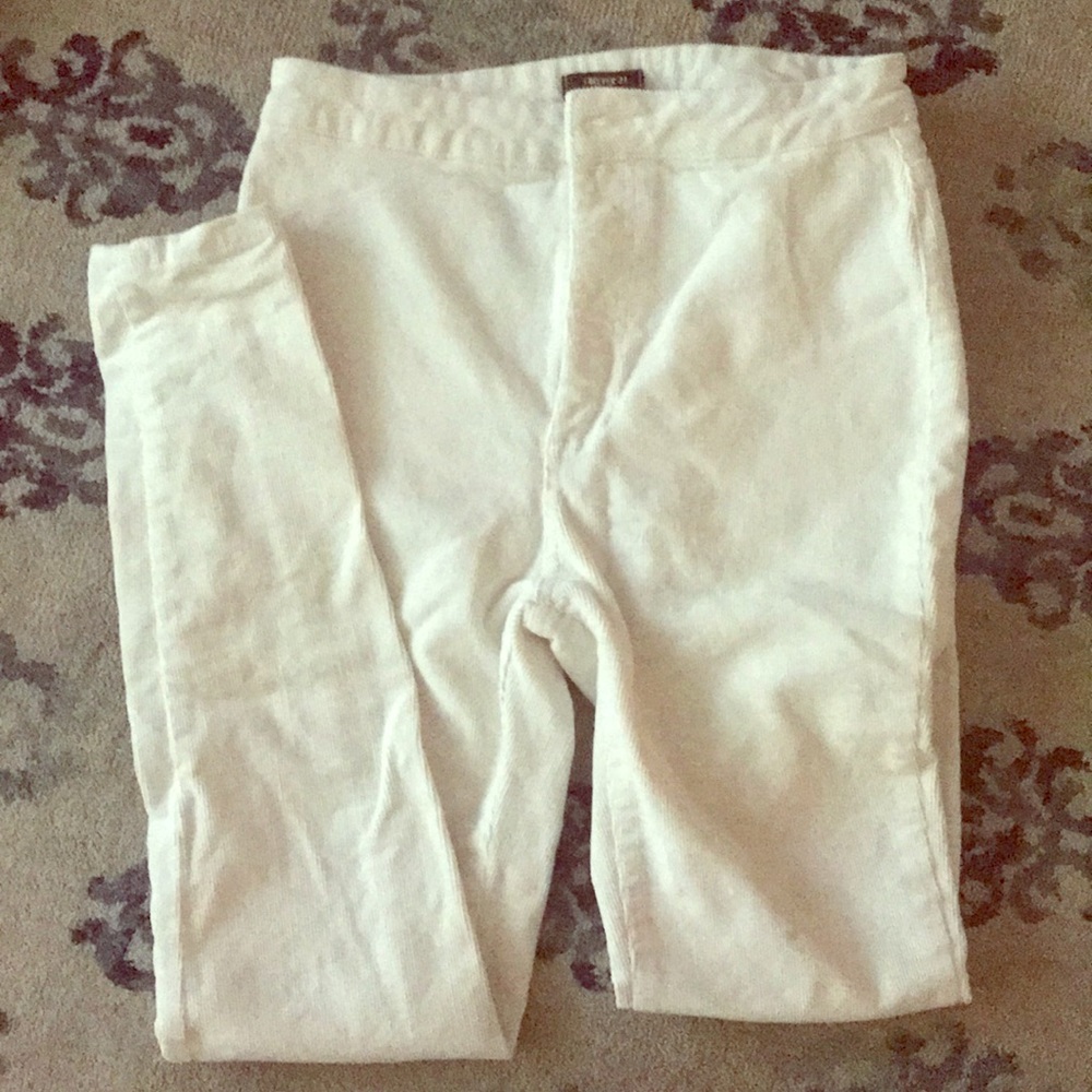White Corduroy pants
